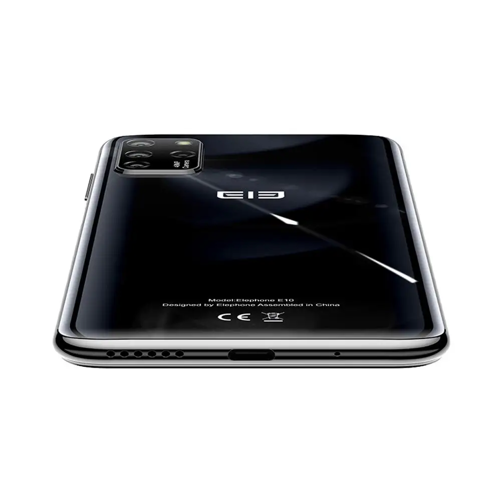 ELEPHONE E10 восьмиядерный смартфон 4 Гб 64 6 5 "Экран Quad Камера 48MP Android 10 NFC сбоку