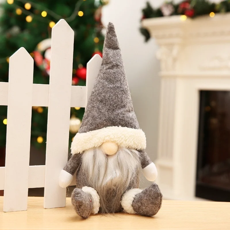 

Christmas Decorations Santa Claus Faceless Baby Doll Window Decoration Christmas Supplies Nordic Style Decoration