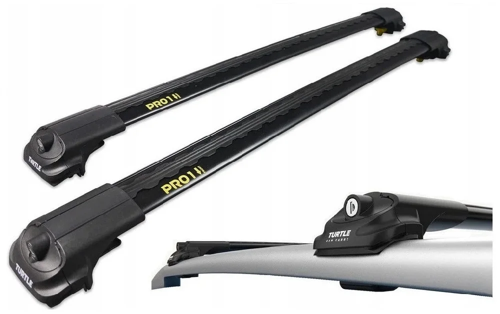 Багажник Turtle AIR 1 на стандартные рейлинги RENAULT LOGAN MCV 2012 по н.в - Аэродинамические