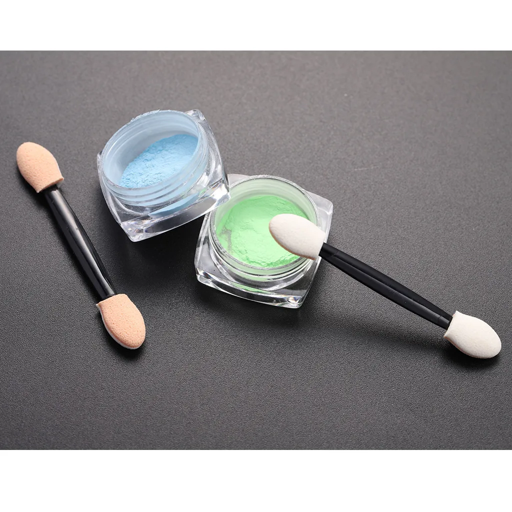 Неоновые цвета Блестящий лак для наращивания ногтей порошковое покрытие