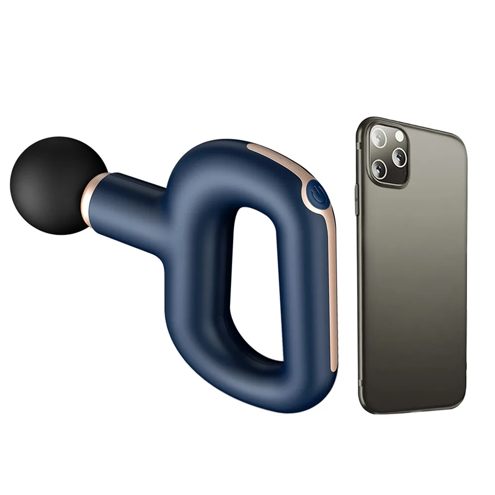 저렴한 스포츠 체육관 테라피 핸드 홀드 브러시리스 전기 컴팩트 무선 휴대용 핸드 헬드 근막 깊은 근육 링 마사지 건