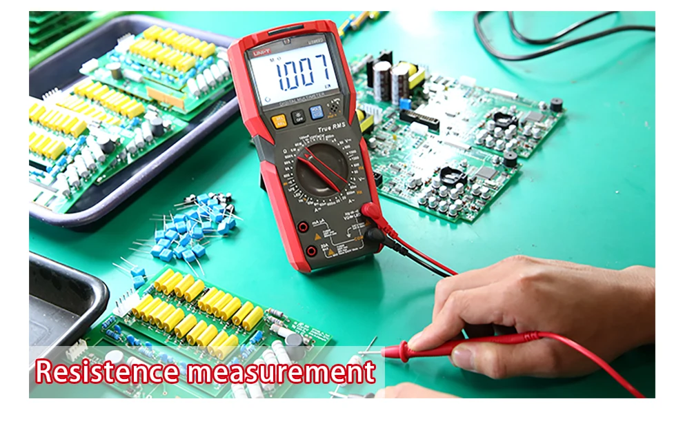 UNI-T UT89XD Профессиональный NCV Цифровой мультиметр 20A высокий ток AC/DC/Емкость/сопротивление/Триод/температурный тест