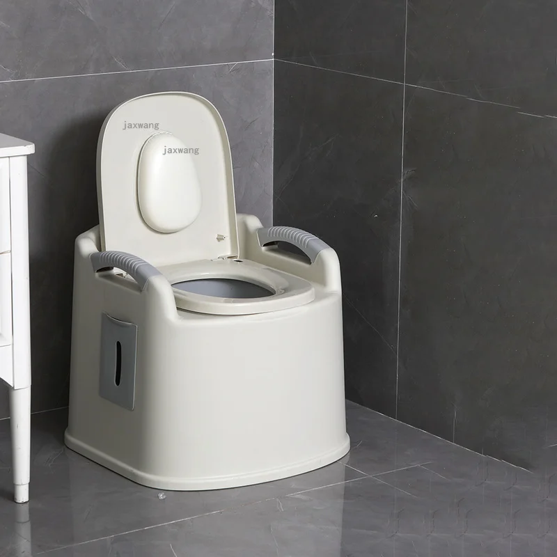 

Removable Household Plastic Toilet Seat for The Elderly Pregnant Woman Armrest Chairs Portable Bathroom Stool Backrest Urinals