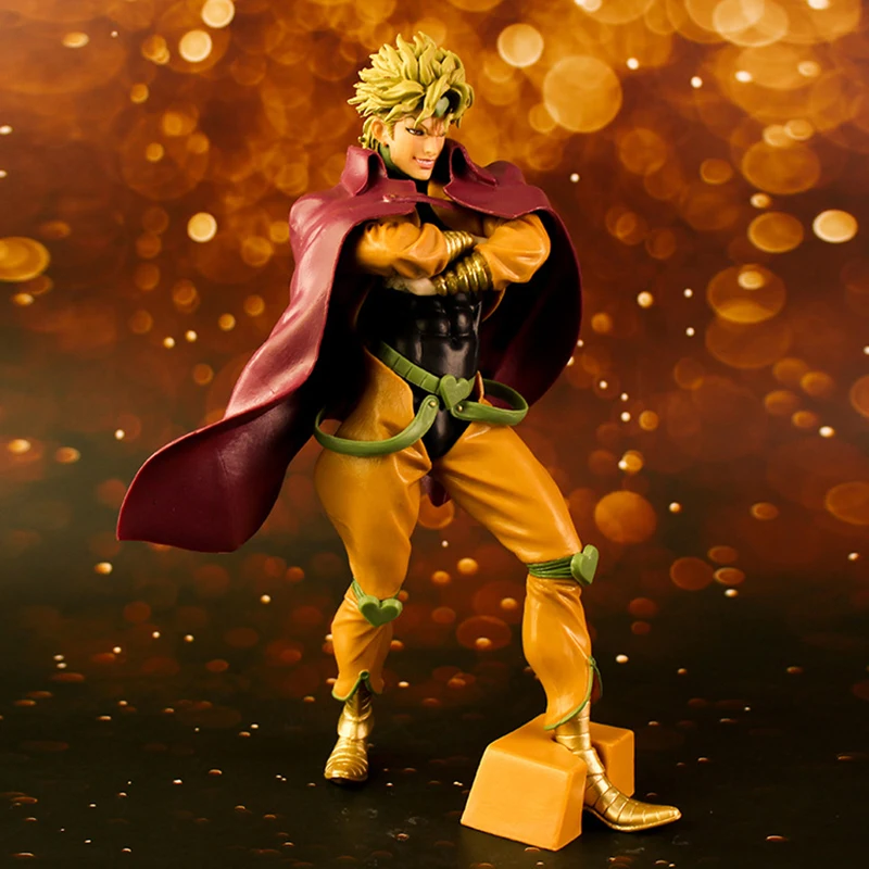 

28cm Kawaii Villain Dio Brando Japan Anime Action Figure PVC Toy JOJO's Bizarre Adventure Room Decor Doll Birthday Gift for Boys