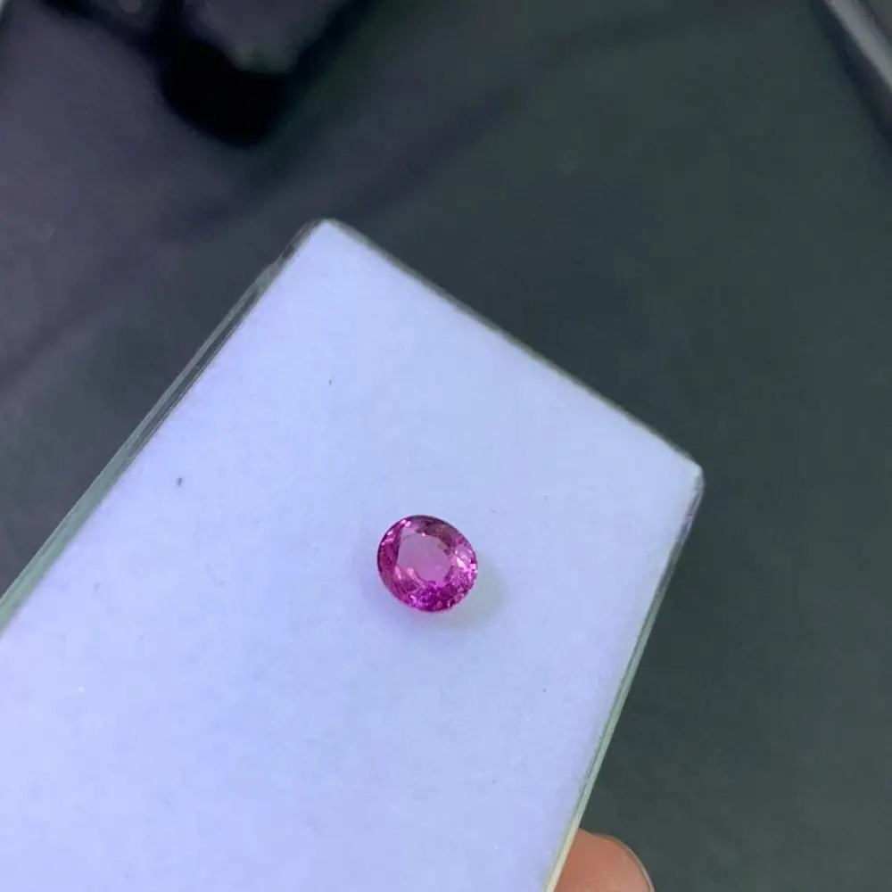 Розовый сапфир Q304 карат овальные ненагреваемые розовые сапфировые бусины