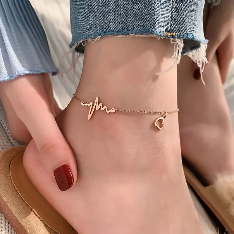 

New Fashion Crystal Anklets For Women Gold Silver Color Boho Anklet Strap Bracelet On The Leg Foot Bracelets Jewelry