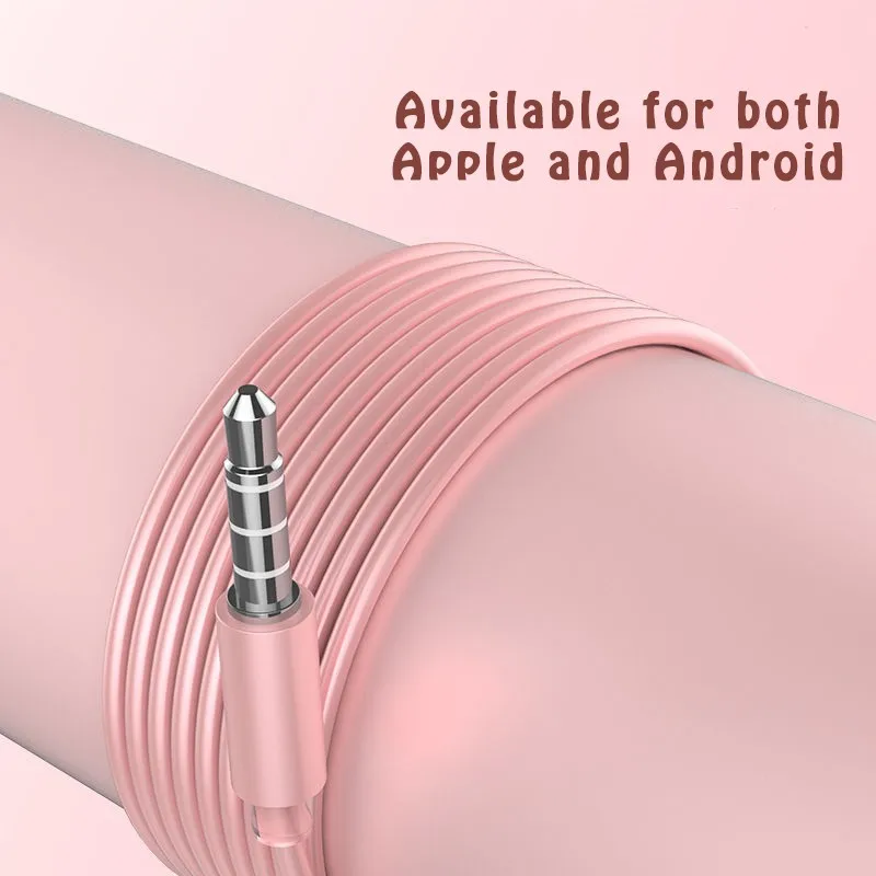 JTKE портативные спортивные наушники проводные с супер басами и встроенным