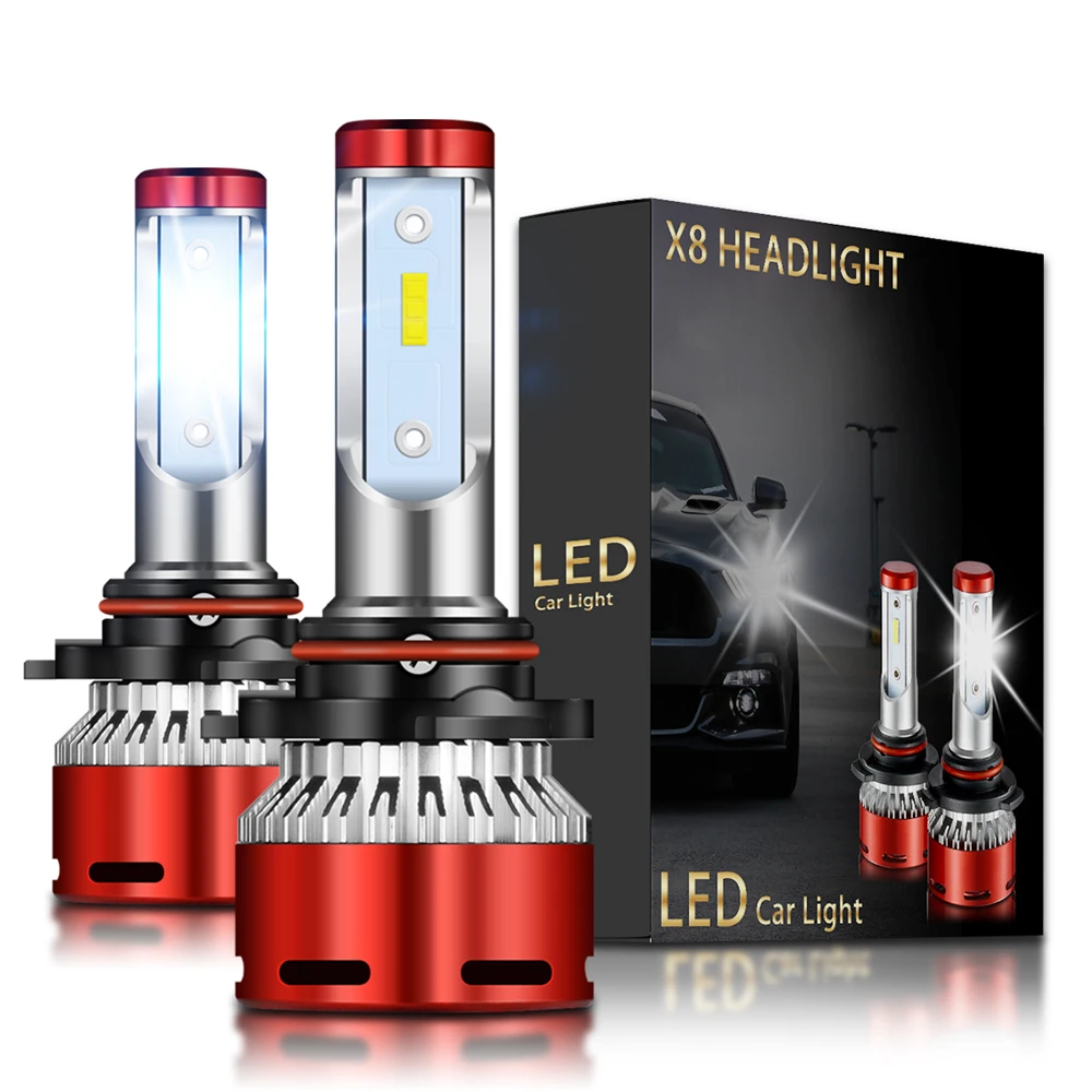 

2x 9006 HB4 LED Bulb H1 H3 H4 H7 H8 H11 HB3 HB4 9012 LED Car Headlights High Low Beam 16000Lm Auto Headlamp Chip LED Car Light