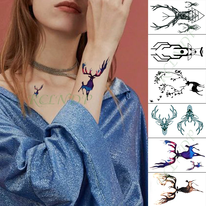 Временная татуировка-наклейка для рук и ног девочек мужчин | Красота здоровье