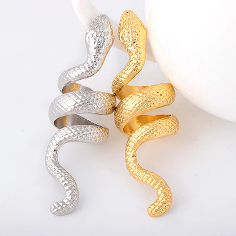 1 ШТ. Гиперболический Панк Длинное Кольцо Змеи Для Женщин Мужчин Европейский