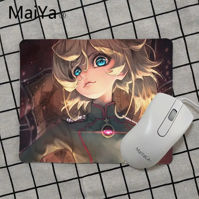 Maiya высокое качество Tanya Degurechaff Youjo Senki аниме ноутбук игровой мыши коврик для мыши Лидер продаж подставка под руку мышь