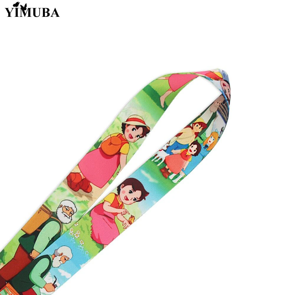 Аниме Хайди девочка от Альп-карабином новые стильные тесёмки оптом брелок для