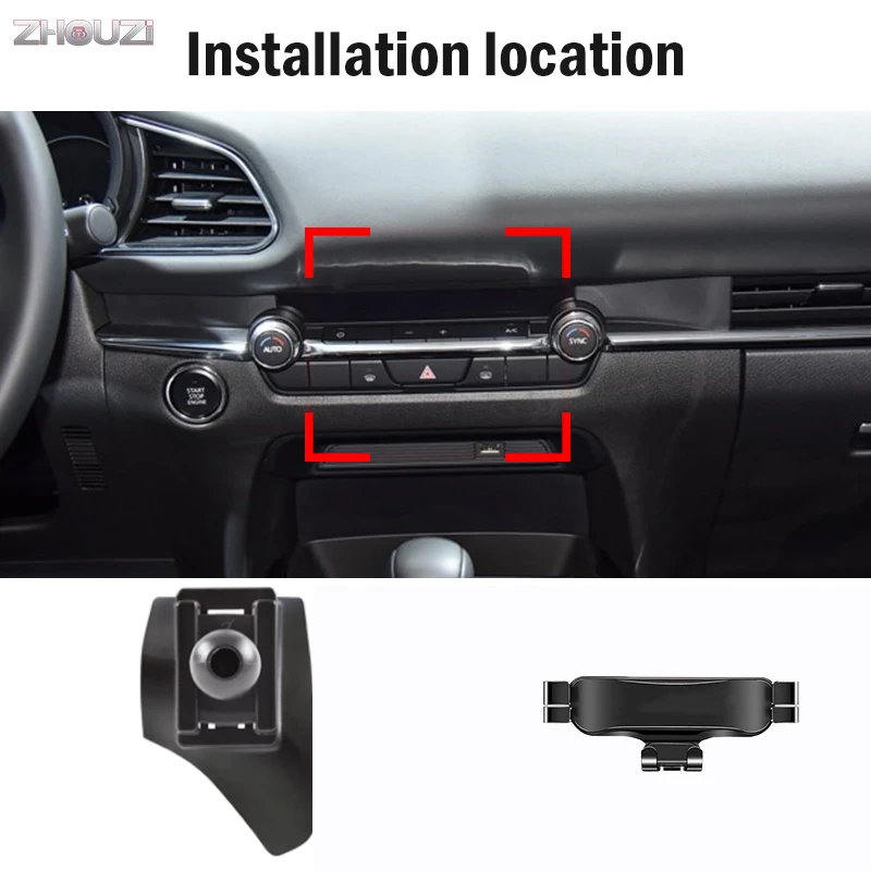 car mobile phone holder for mazda cx30 cx 30 2020 special air vent gps mounts stand gravity navigation bracket car accessories free global shipping