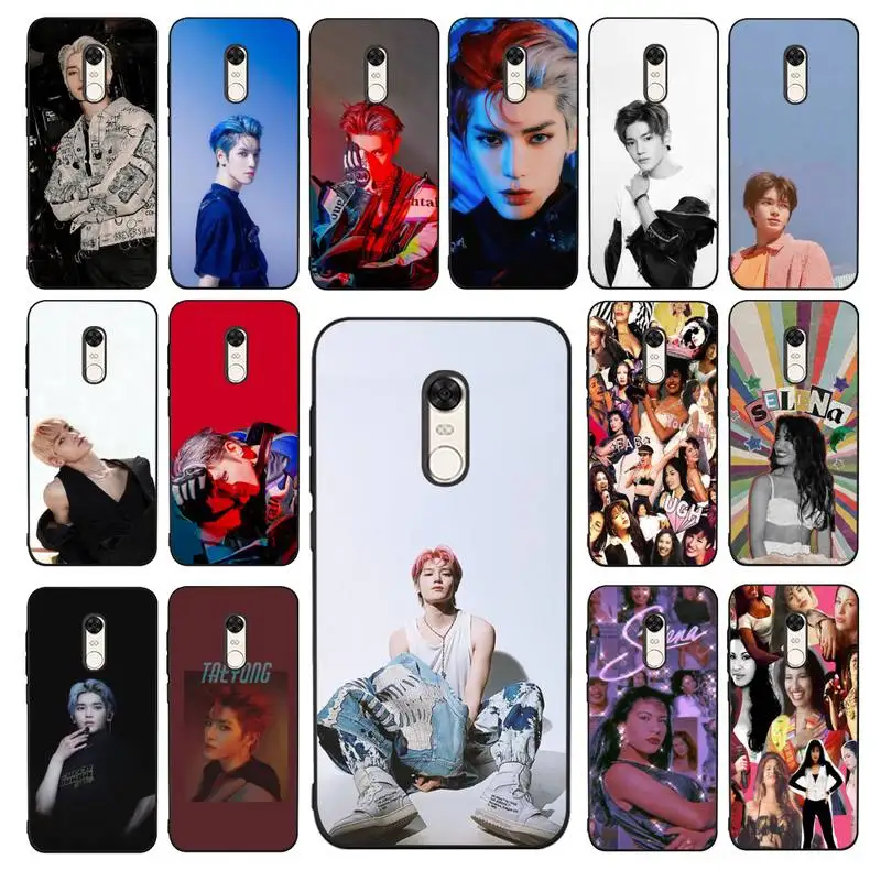 

FHNBLJ Nct 127 Taeyong Phone Case for Redmi 5 6 7 8 9 A 5plus K20 4X 6 cover