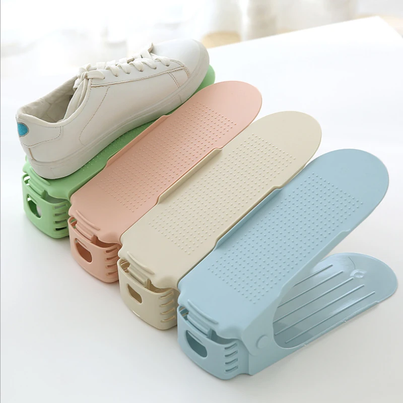 10 шт. прочный регулируемый стеллаж для хранения обуви поддерживающий слот