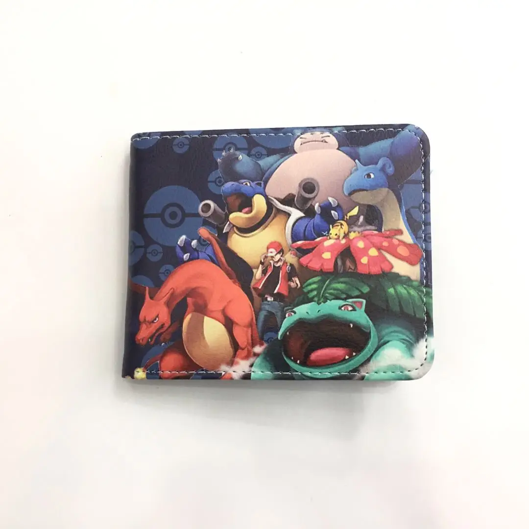 Популярный кошелек из японского аниме с героями мультфильмов милый короткий