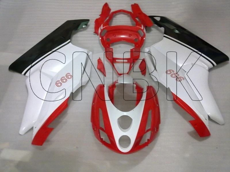 Для DUCATI 749 2004 мотоциклетные Обтекатели 749R 04 белые красные черные пластиковые для