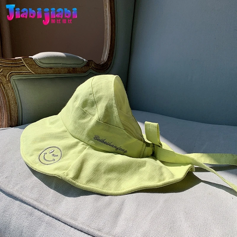 Детская летняя шляпа для мальчиков УФ Солнцезащитная Панама топ маленьких