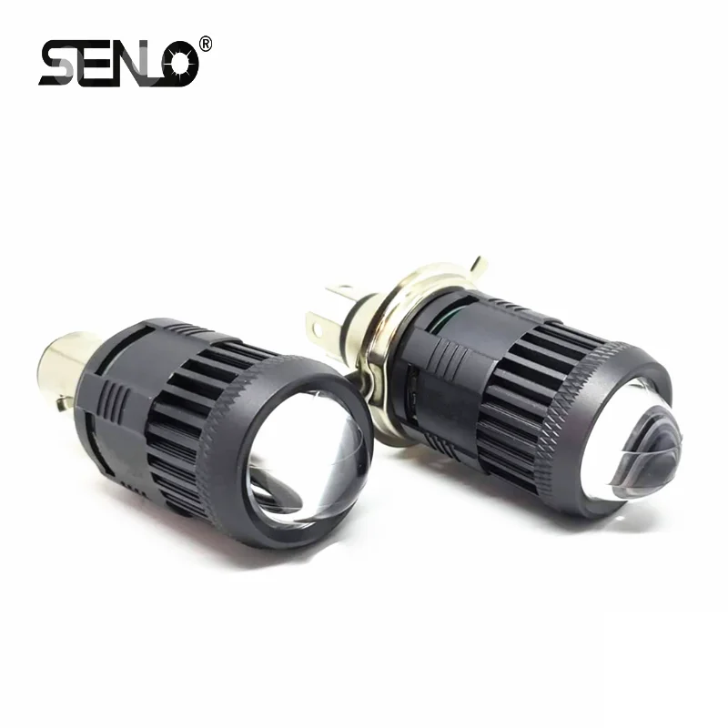 Последняя Ba20D вождения светильник двойной Цвета белый + желтый Ba20d p15d головки