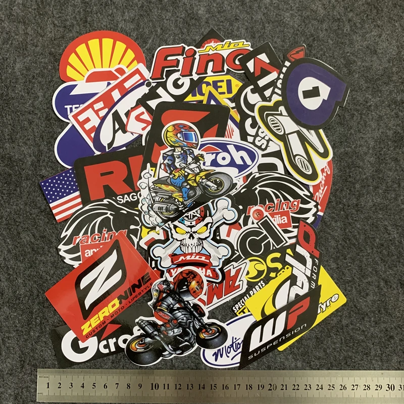 40 шт./компл. автомобильные наклейки мотоциклетная наклейка боковое украшение для