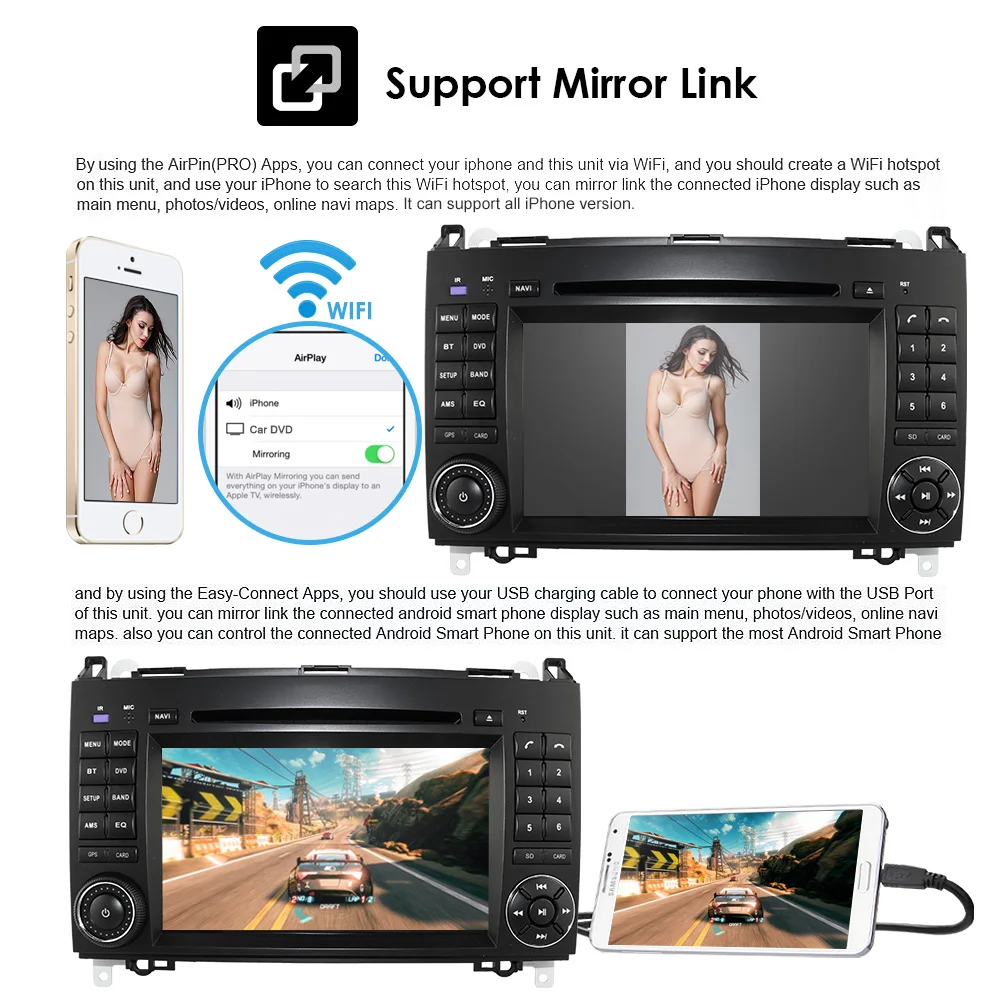 Android 9 2din автомобильное радио для машины DVD мультимедиа Mercedes Benz B200 A B Class W169 W245 Viano Vito