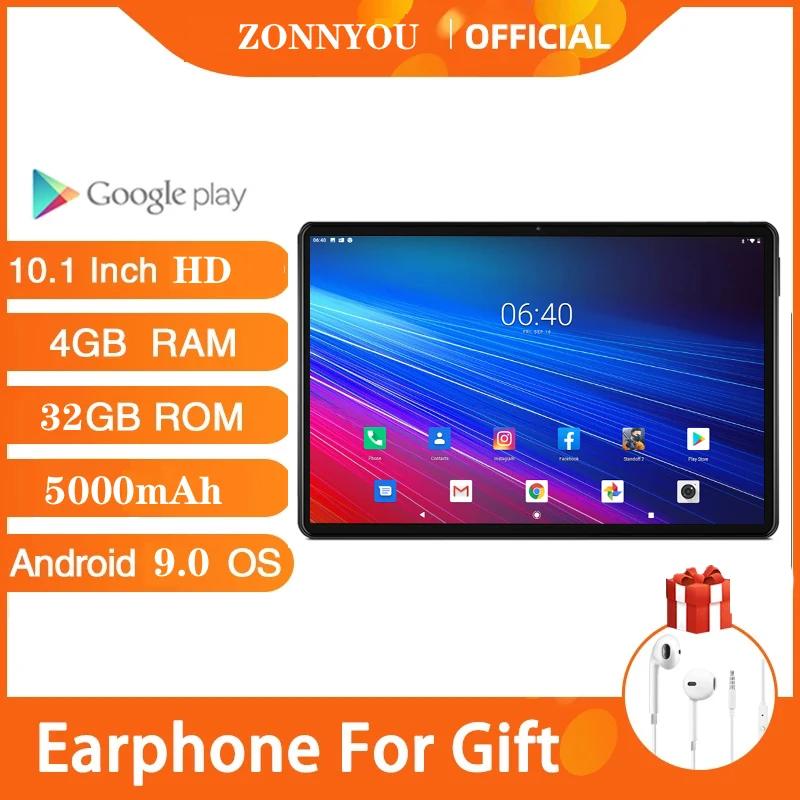 

Планшет на Android 2021, экран 10 дюймов, 4 Гб + 8 ядер, 3g/4g/LTE