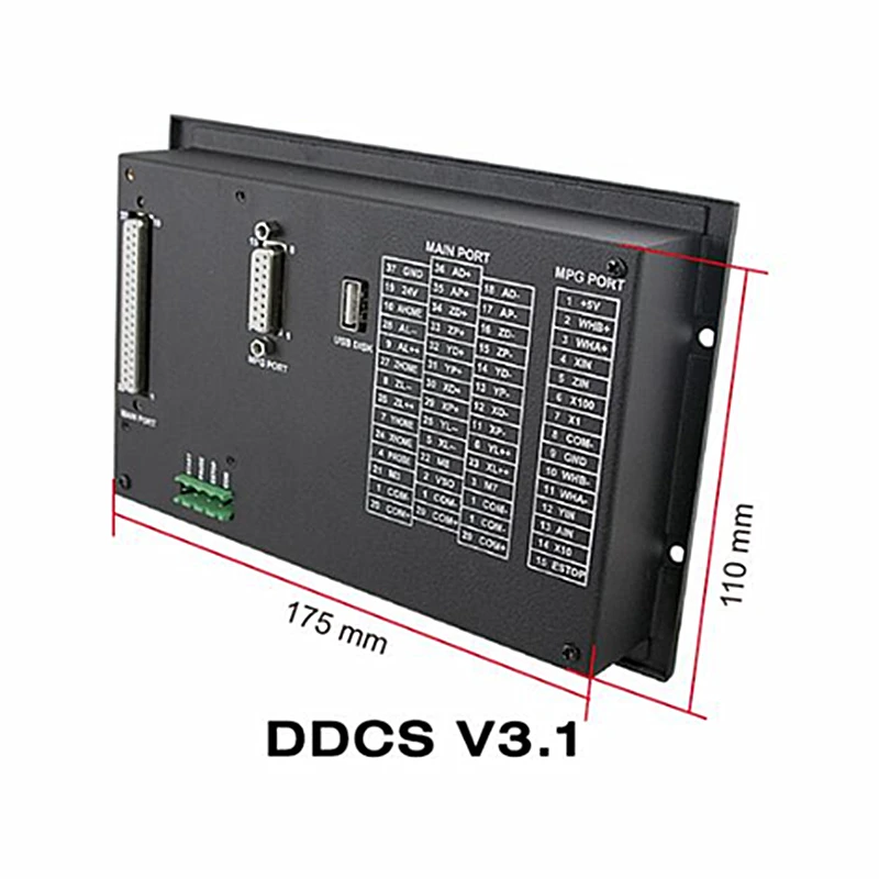 Контроллер движения DDCSV3.1 с ЧПУ 3/4 оси 500 кГц автономный режим работы 1 Гб