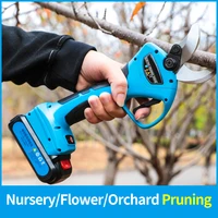 40mm cordless electric pruning shears with 2 rechargeable 2ah lithium batterieshot sale products