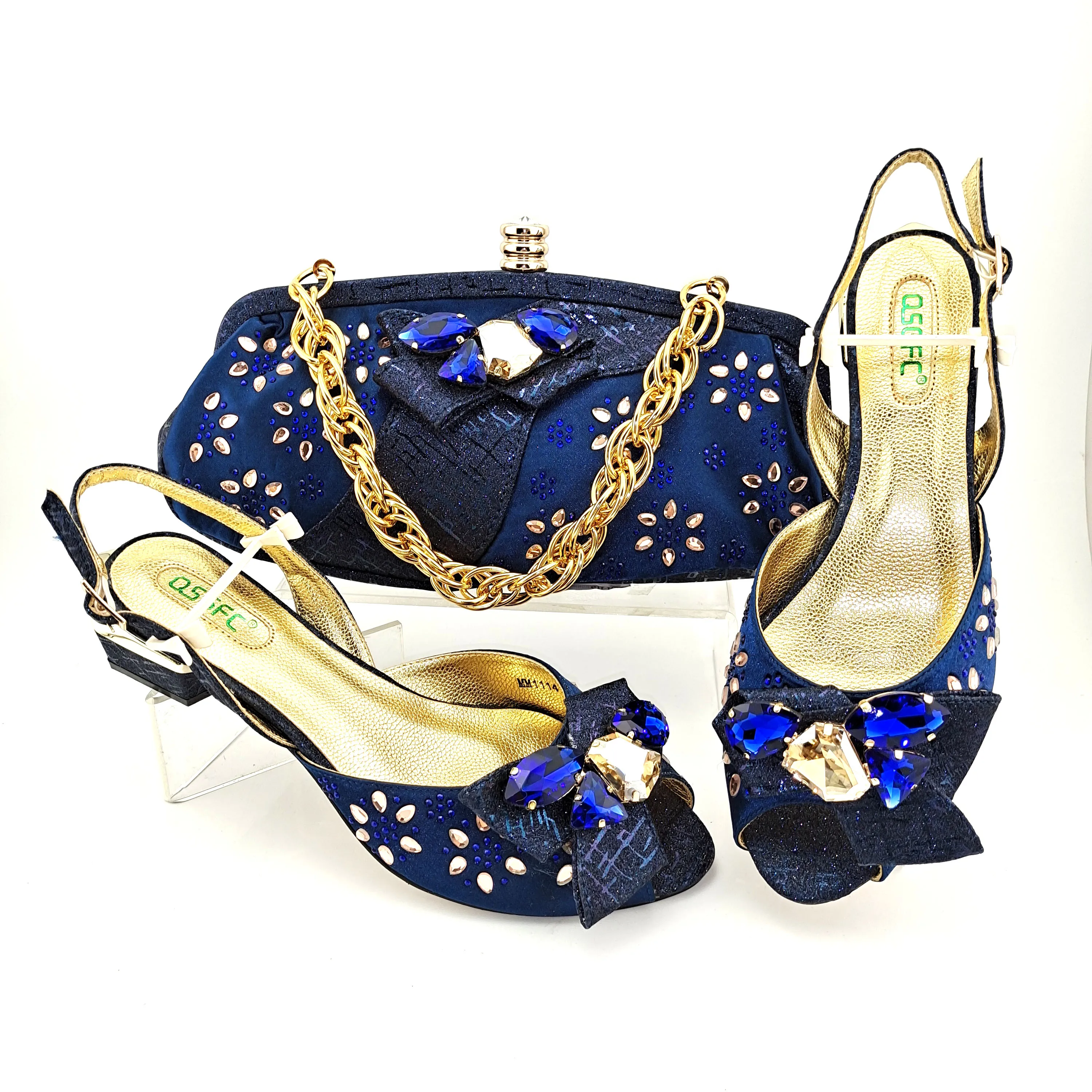 

doershow fashion hot Shoes And Bag Set New 2020 Women Shoes And Bag Set In Italy Italian Shoes with Matching Bags Set! HUY1-14