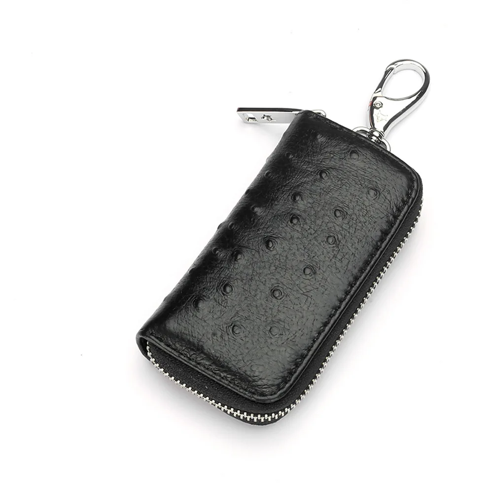 Южная гусиная Натуральная кожаные бумажники ключи мужские ретро держатели