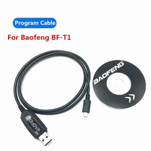 Оригинальный USB-кабель для программирования Baofeng с драйвером CD, для мини-раций BAOFENG, UHF 400-420 МГц, аксессуары