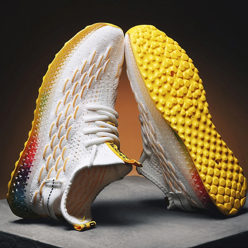 Мужские кроссовки Flyknit кроссовки мужские повседневные кроссовки мужские кроссовки прогулочная Уличная обувь для мужчин обувь Tenis Masculino Adulto
