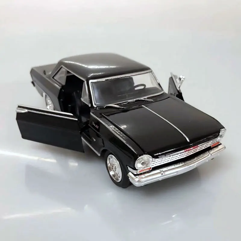 NEWRAY масштаб 1/24 США модель автомобиля Chevy Nova SS 1964 литый под давлением