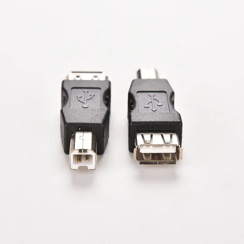 

1PC New USB 2.0 Type A Female to USB Type B Male Converter Adapter USB Print Cable Conector Changer