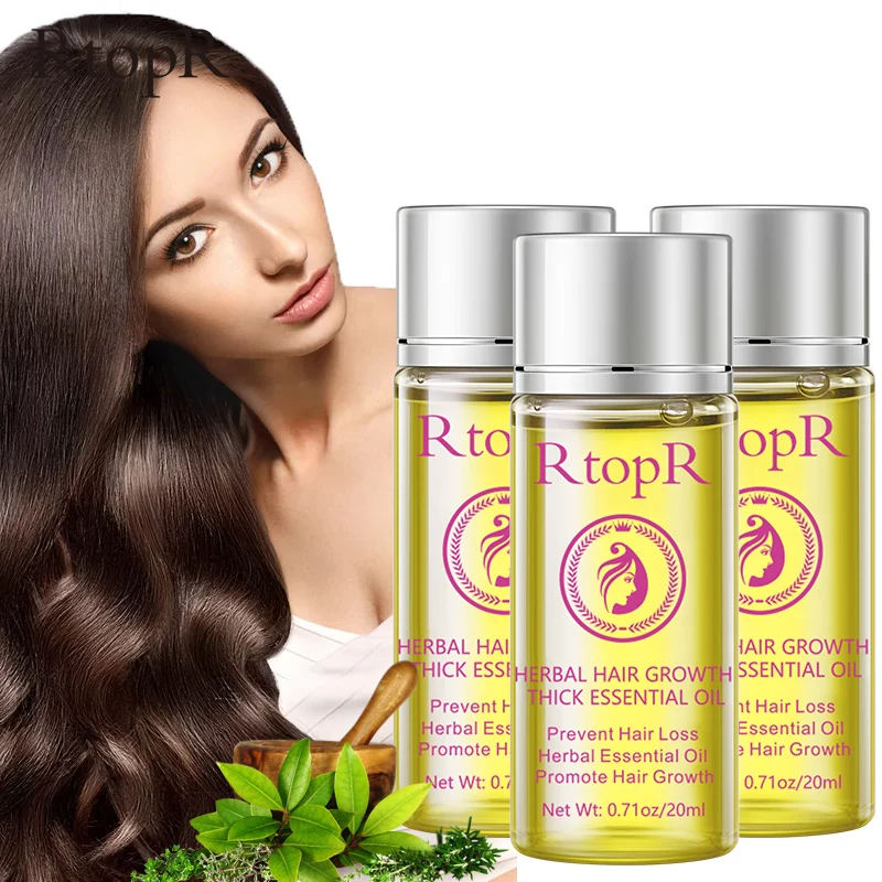 Herbal Fast Powerful Hair Growth Essence Products Essential Oil Liquid Treatment Preventing Hair Loss Hair Care Repair Treatment