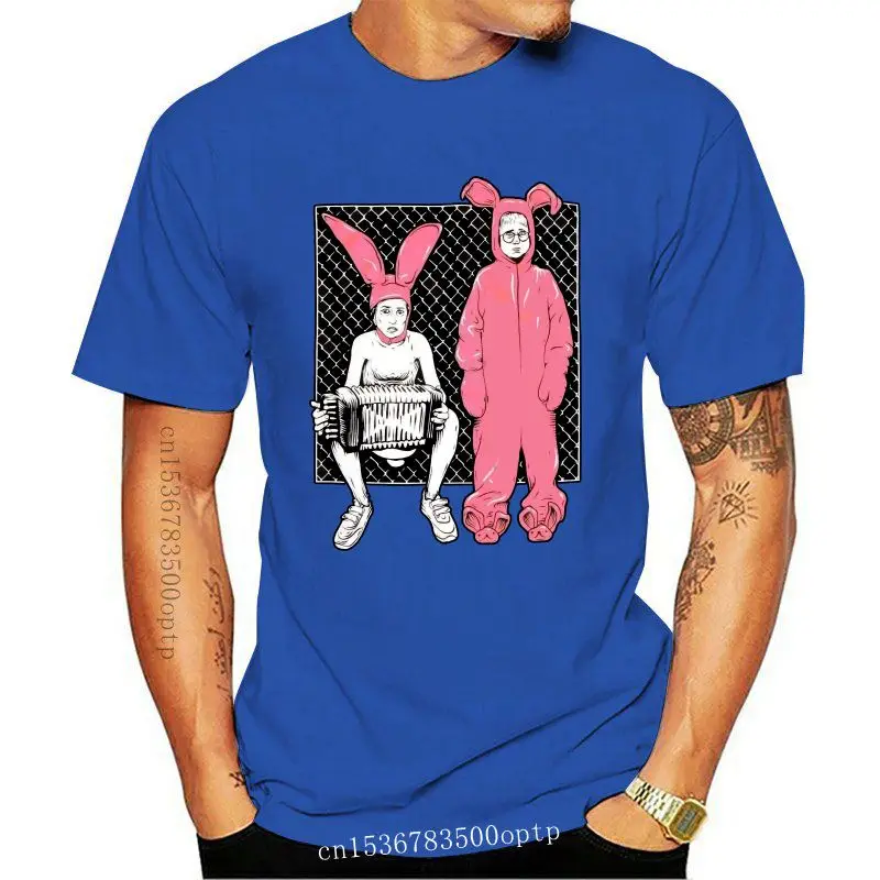 I Hate Rabbits  T Shirt  Christmas Xmas  Gummo Bunny Boy Story  Pink Rabbit