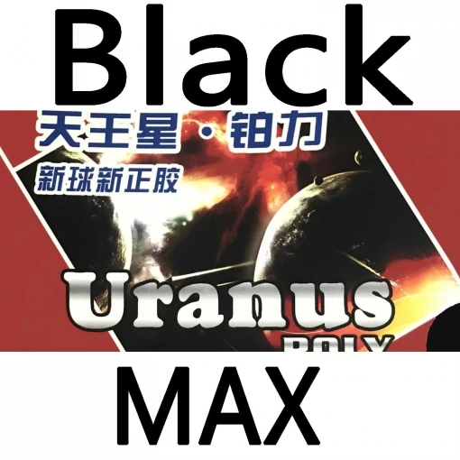 Galaxy/Milky Way/Yinhe Uranus Poly короткие пипсы из резины для настольного тенниса с губкой - Цвет: Black