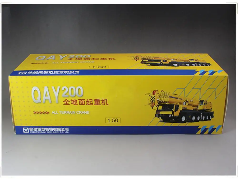 1/50 XCMG QAY200T мобильный тяжелый кран Металлический Литой Грузовик игрушечной модели