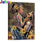 Фото на заказ, алмазная живопись, африканская королева, любовь, вышивка крестиком, полноразмерная картина стразы, Алмазная мозаика для творчества