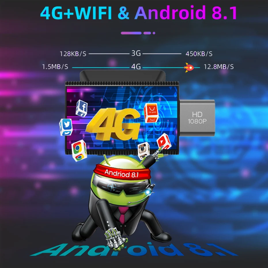 Видеорегистратор WHEXUNE 3 дюйма 4G Android 8 1 1080P Wi Fi|Видеорегистраторы| |