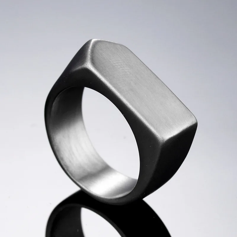 Мужское Винтажное кольцо с плоским верхом|Кольца| |