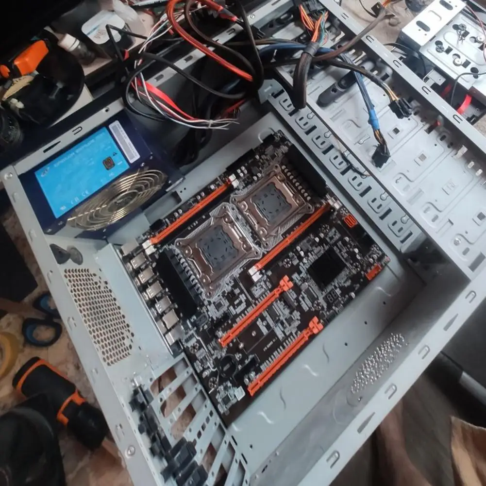 Материнская плата X79 для ПК высокоскоростная игровая материнская с двойным