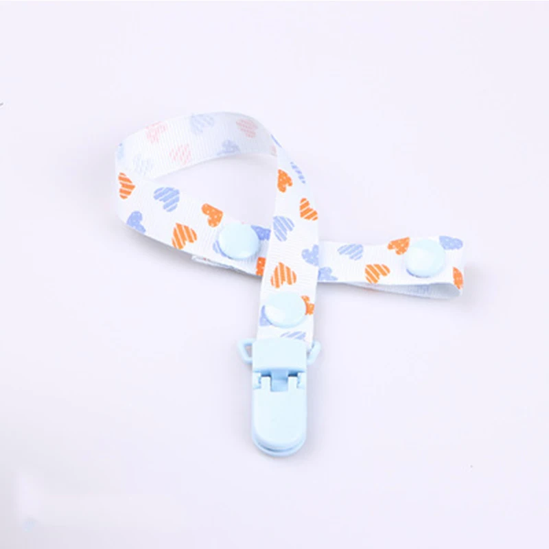 Y009-Blue 2 шт., Детская Соска с зажимом, цепочка для пустышек, лента, забавная пустышка, держатель, поводок, ремень, держатель для соски, для кормления младенцев - Цвет: Y009-Blue