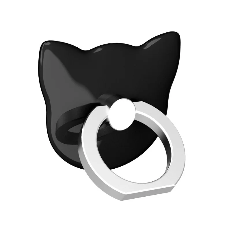 Кольцо на палец, подставка для мобильного телефона, смартфона, держатель для IPhone X, 8, 7, 6, 6S Plus, 5S, смартфон, IPAD, MP3, автомобильный держатель, подставка для samsung - Цвет: Cat