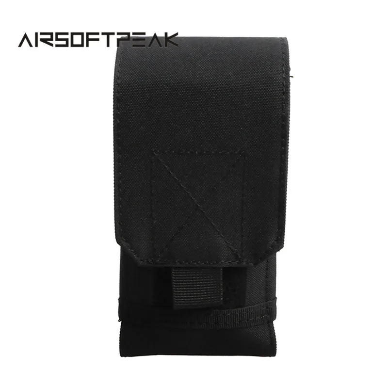 AIRSOFTPEAK 600D тактические Спортивные сумки Molle 5,5 дюймов поясные сумки для охоты и пеших прогулок EDC сумка для мобильного телефона сумка для аксессуаров