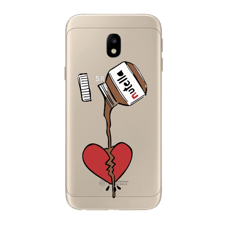 DS-LOVEHUI Cover Case For Samsung Galaxy J5 2017 J530 5.2&quot Lion cat lemon Phone Cases Coque Pro EU Version |