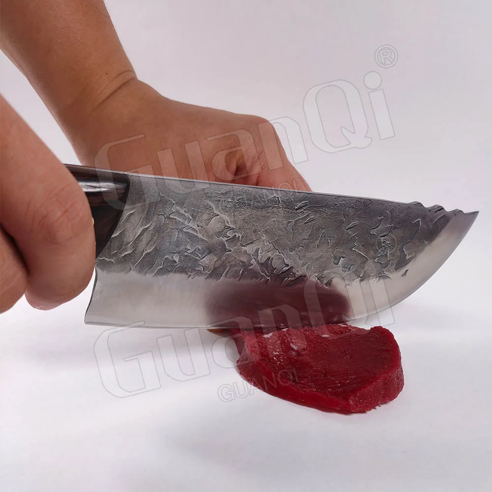 Кованый кухонный нож ручной работы 8 дюймов резец мясника из высокоуглеродистой