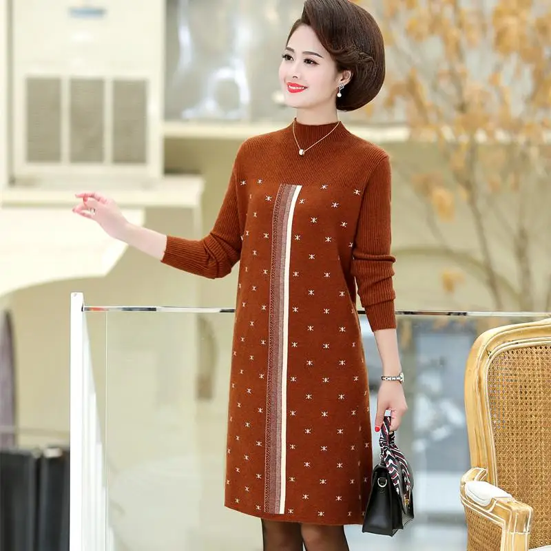 spring/autumn women sweaters computer knitted loose sweates pulloverS high elastic clothing mid-long o-neck | Женская одежда