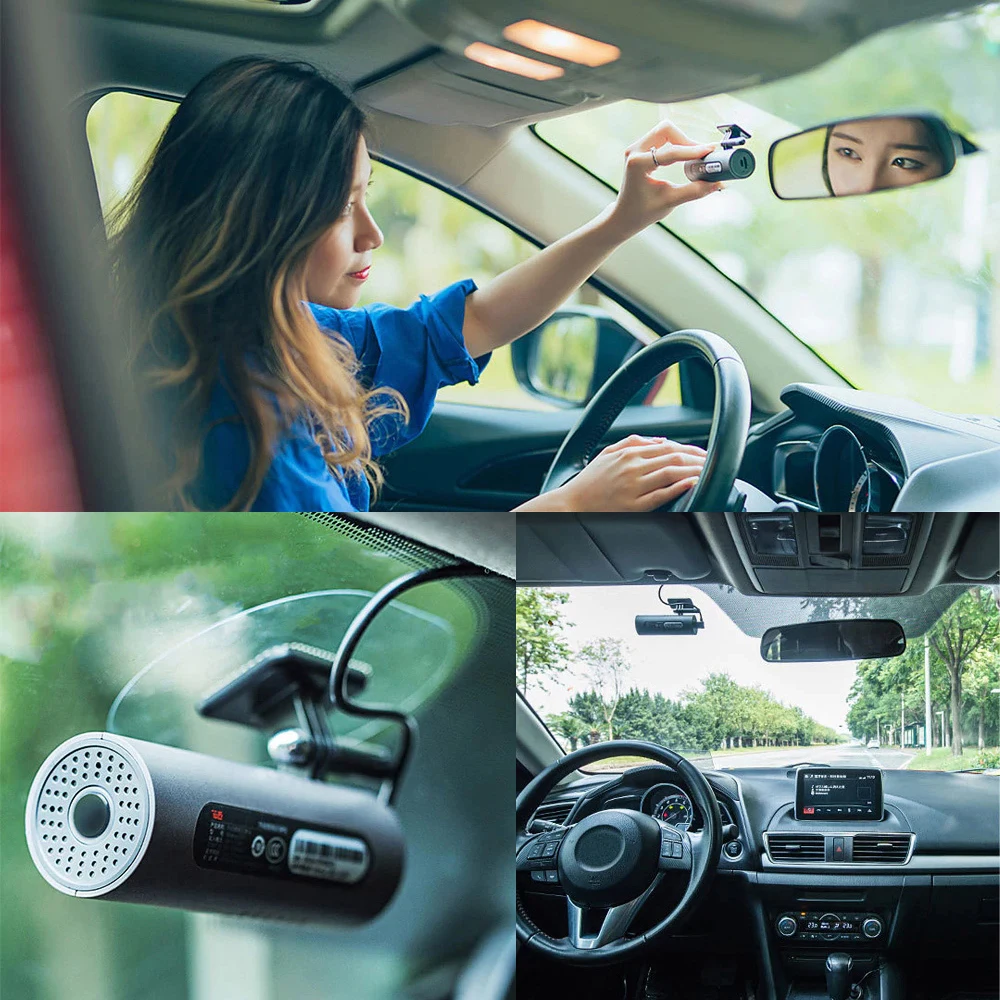 

English Version 70M 70Mai Car DVR Smart WiFi Wireless Camera Voice Control 130 Degree Mstar 8328P 1080P 30fps Cam