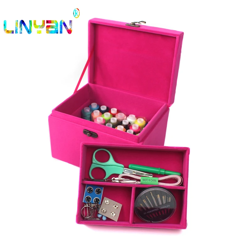 Набор для шитья крючком набор вязанных аксессуаров сундук с сокровищами/швейная